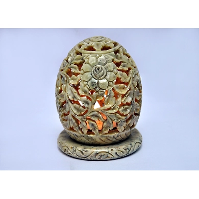 &quot;Koshaka&quot; Stone Carved Lamp Shade-1