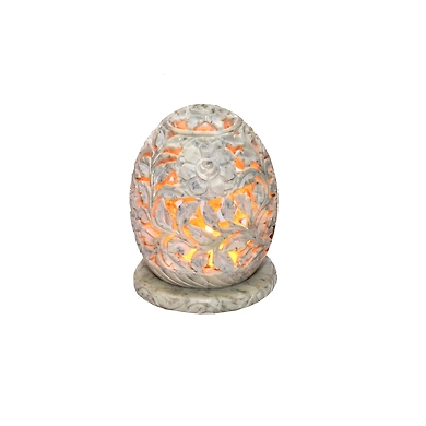 &quot;Koshaka&quot; Stone Carved Lamp Shade-Koshaka_Lamp_Shade