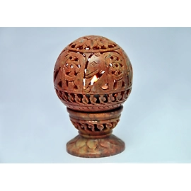 "Mekhala" Stone Carved Lamp Shade