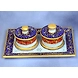 &quot;Aakashavarna&quot; Marble Hand Painted Platter-Aakashavarna_Painted_Platter-sm