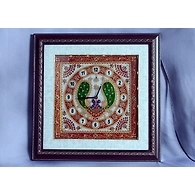 "Galavrata" Marble Framed Wall Clock