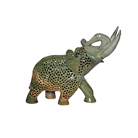 "Sushakta" Stone Carved Elephant Collectible