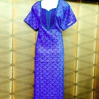 Blue Ladies Kaftaan
