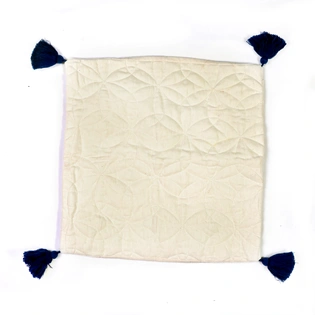 Cushion Cover Top Zip Embroidery Quilt 50x50cm