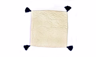 Cushion Cover Top Zip Embroidery Quilt 50x50cm