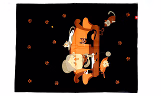 Kitchen Cotton Towel Printed 50x70cm