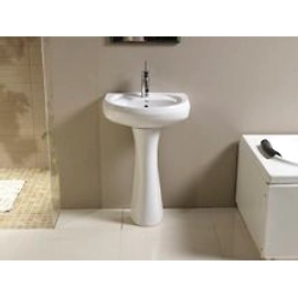 Ceramic Sanitary wash basin with pedestal