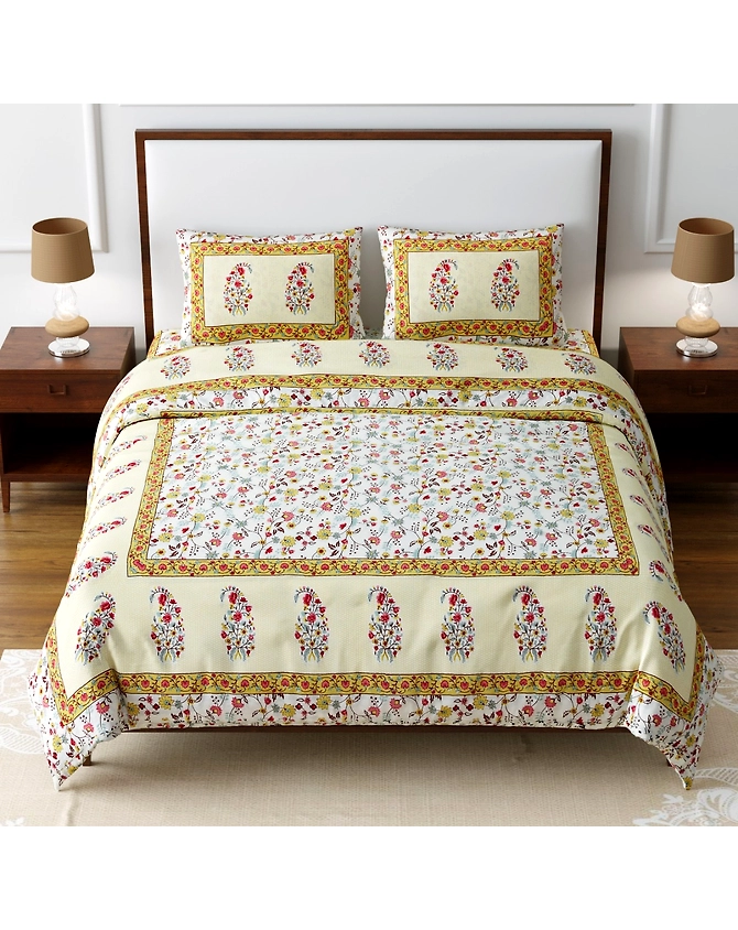 Printed Cotton Bed Sheet-6492870