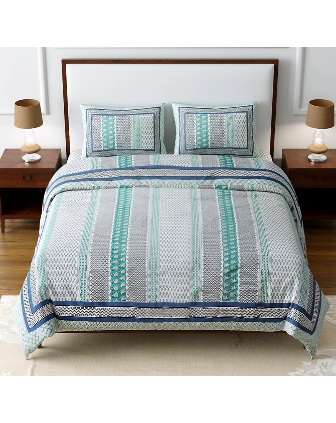 Printed Cotton Bed Sheet-4