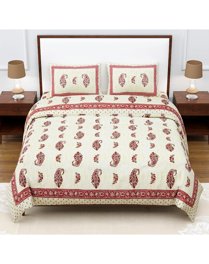 Printed Cotton Bed Sheet-1