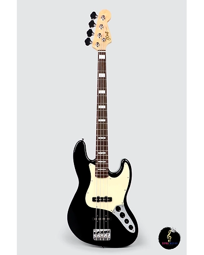 J-Craft JB-2A 4-String Bass Guitar-Black-2