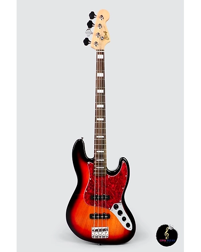J-Craft JB-2A 4-String Bass Guitar-Black-4