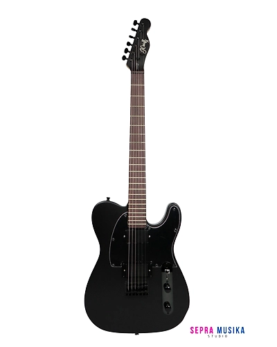 JCraft LTX-1 Double Humbucker Electric Guitar with Gigbag-Snow-3
