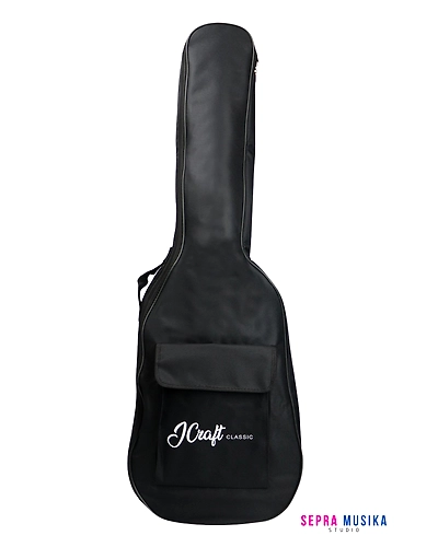 JCraft LTX-1 Double Humbucker Electric Guitar with Gigbag-Snow-4