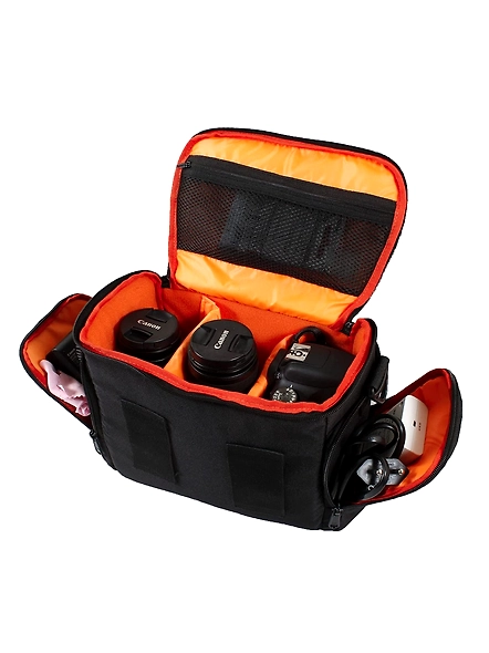 TAZKIA TM- 11 DSLR/SLR Camera Shoulder Bag Case with Adjustable Shoulder Strap & Rain Cover, Compatible for Nikon, Canon, Sony Mirrorless Cameras
