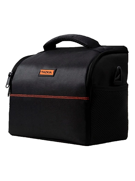 TAZKIA TM-18 DSLR/SLR Camera Shoulder Bag Case with Adjustable Shoulder Strap & Rain Cover, Compatible for Nikon, Canon, Sony Mirrorless Cameras