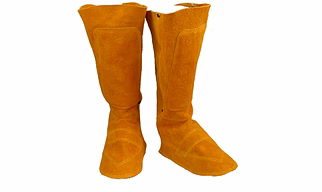 LEATHER SAFETY WELDING LEG GUARD