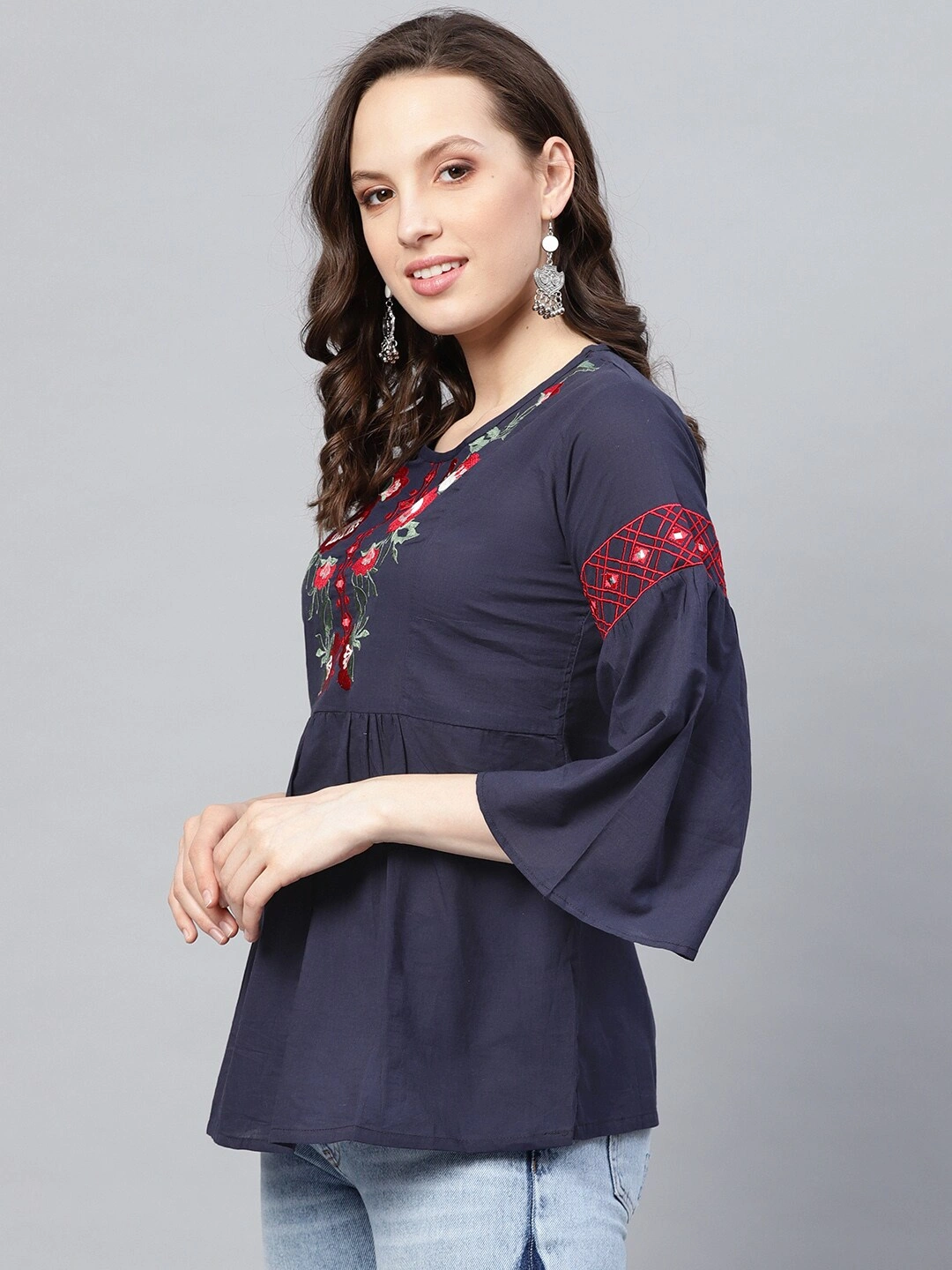 Bhama Couture Women Top-L-1