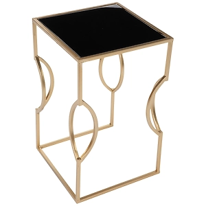 Deeley Art end table with square top