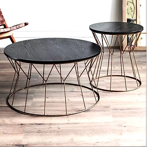 Celia Round Tray coffee table