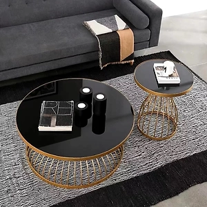 Rachel Glass Coffee Table