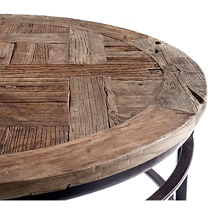 Oscar Natural Finish Wood Coffee Table