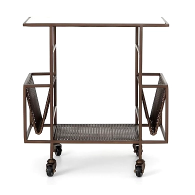 Milo Trolley End Table-Copper-5