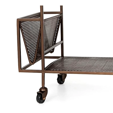 Milo Trolley End Table-Copper-2