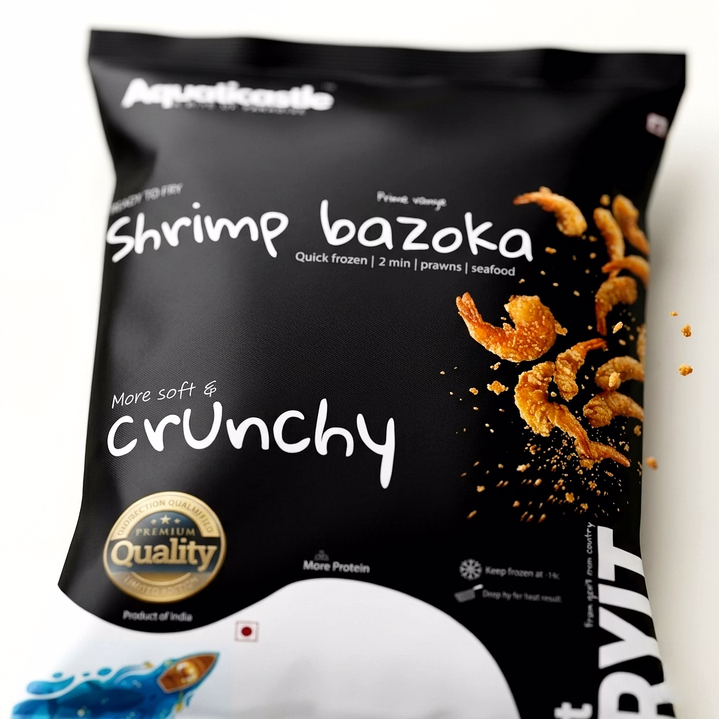 Indulge in Delight: Frozen Ready to Fry Shrimp Bazoka image 1