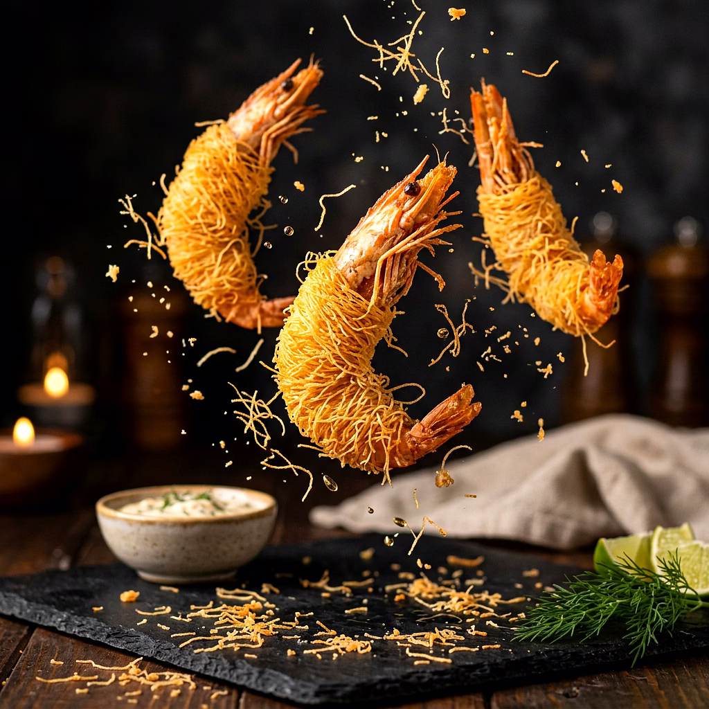 Exquisite Shrimp Macos - Indulge in Gourmet Fusion image 2
