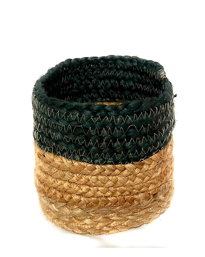 Braided Jute Table Planter-2
