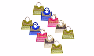 Zingy Jute Gift Bags Pack of 10