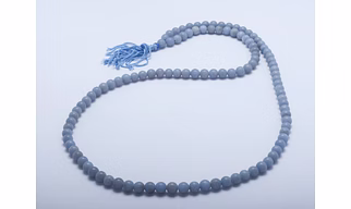 Angelite Plain Beads Japamala 8mm