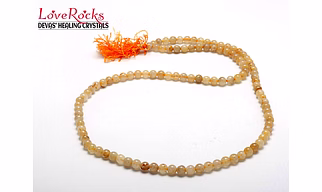 Calcite Plain Beads Japamala 8mm
