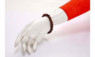 Tiger's Eye Round Plain Beads Bracelet