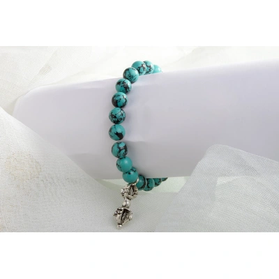 Turquoise Plain Beads Bracelet