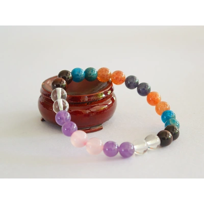 Weight Loss Support Plain Beads Bracelet