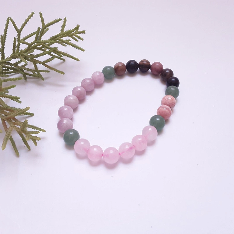 Heart chakra Bracelet-AQUAACW06-CC