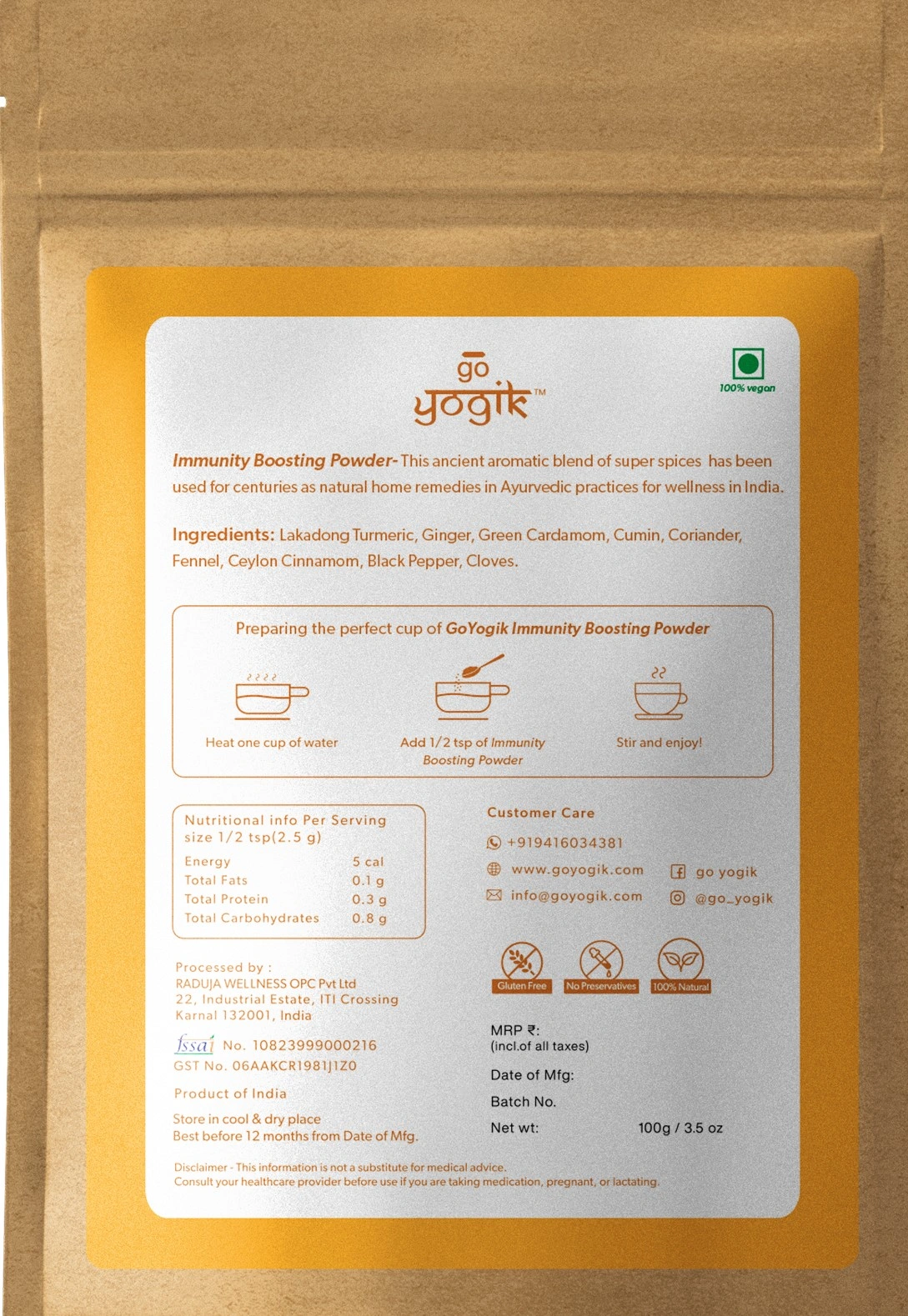 Go-Yogik Immunity Boosting Powder-6