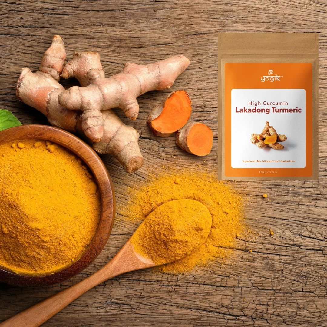 Go-Yogik Lakadong Turmeric Powder -150g | 9% Curcumin - Lab Tested, Gluten Free, No Additives, Organically Grown in himalayas. Direct from India-5