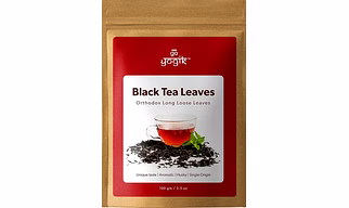 Go-Yogik Black Tea Long loose leaf -75 gm | Premium Quality | Unique Taste, Aromatic, Single origin, Grown in Himalayas in India| Tea connoisseur delight