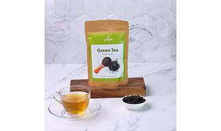 Go-Yogik Organic Loose Green Tea 75g | Himalayan tea