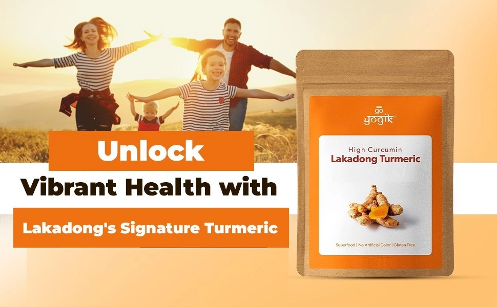 Go-Yogik Lakadong Turmeric Powder -150g | 9% Curcumin - Lab Tested, Gluten Free, No Additives, Organically Grown in himalayas. Direct from India-3