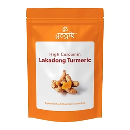 Go-Yogik Lakadong Turmeric Powder -150g | High Curcumin:7-9% - Lab Tested, Gluten Free, No Additives, Organically Grown in himalayas. Direct from India