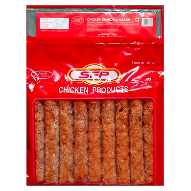 SHIVA FARMS SFP Chicken Tandoori Seekh Kabab 500gm-8906008680881