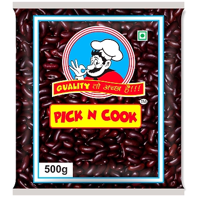 PICK N COOK RAJMA KASHMIRI RED 500GM-8904057710344