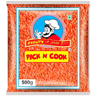 PICK N COOK MASOOR DAL PREMIUM 500GM-8904057707603