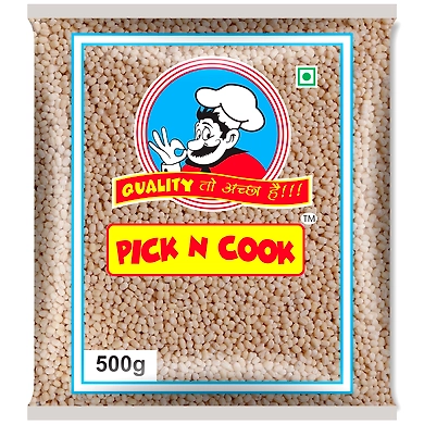 PICK N COOK URAD WHOLE WHITE 500GM-8904057708044