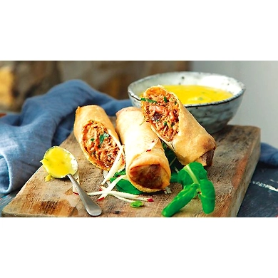 SHIVA FARMS SFP Chicken Spring Roll 500gm-8906008680980