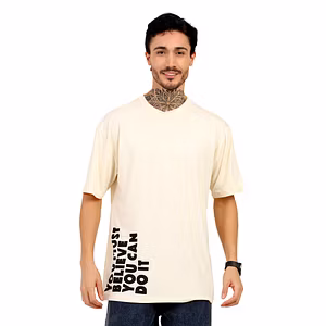 Men Oversized Bamboo T-Shirt – Soft, Breathable & Sustainable